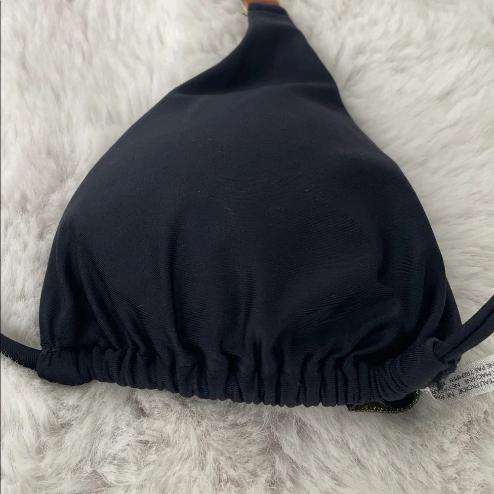VIX Bikini Top with Gold and leather accent - Picture 4 of 8